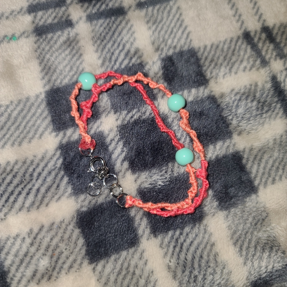 Chinese Ladder Beaded Double Bracelet - Picture 5 of 5